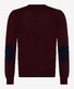 Brax Vico Uni Color Merino Extrafine Pullover Grape