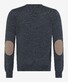 Brax Vico Uni Color Merino Extrafine Pullover Mid Grey