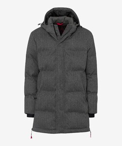 Brax Vito Quilted 2-Way Zip Detachable Hood Jack Cliff