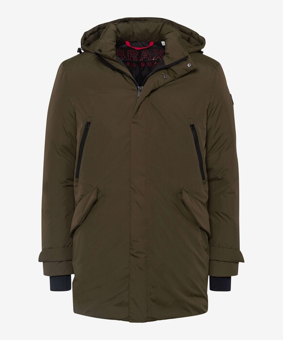 Brax Vitorio Parka Featherless Down Detachable Hood Jack Deep Pine