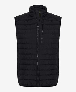 Brax Willis Quilted Body-Warmer Midden Grijs