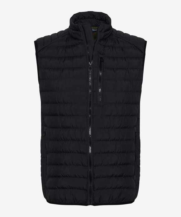 Brax Willis Quilted Body-Warmer Midden Grijs