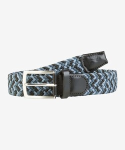 Brax Woven Fine Texture Belt Blue