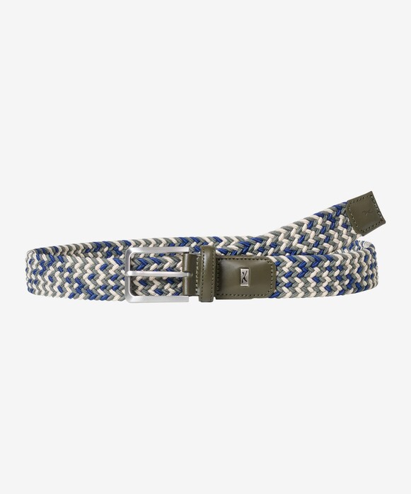 Brax Woven Multicolor Hi-Flex Belt Navy-Multi