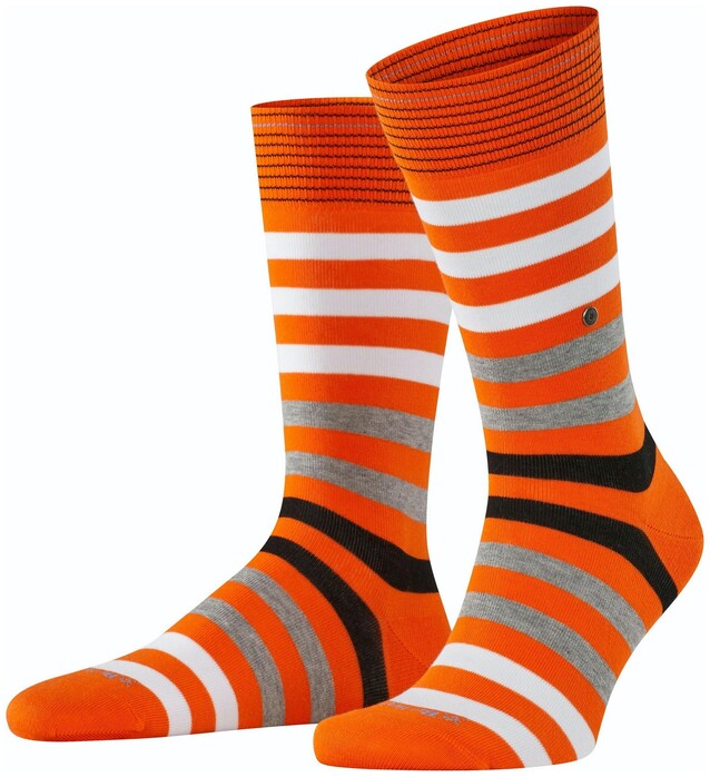 Burlington Blackpool Socks Flash Orange Melange