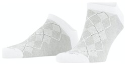 Burlington Carrington Sneaker Socks White