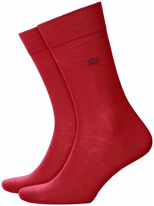 Burlington Dublin Socks Scarlet