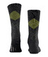 Burlington Edinburgh Socks Black-Green