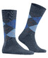 Burlington Edinburgh Socks Dark Blue Extra Melange