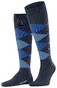 Burlington Edinburgh Socks Dark Blue Extra Melange