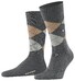 Burlington Edinburgh Socks Dark Gray