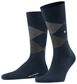 Burlington Edinburgh Socks Dark Marine