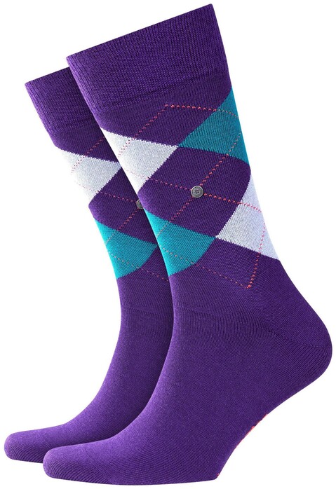 Burlington Edinburgh Socks English Purple