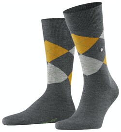 Burlington Edinburgh Socks Greyblue