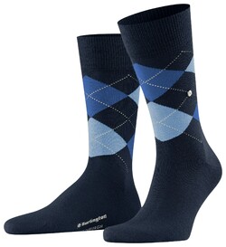 Burlington Edinburgh Socks Marine Melange