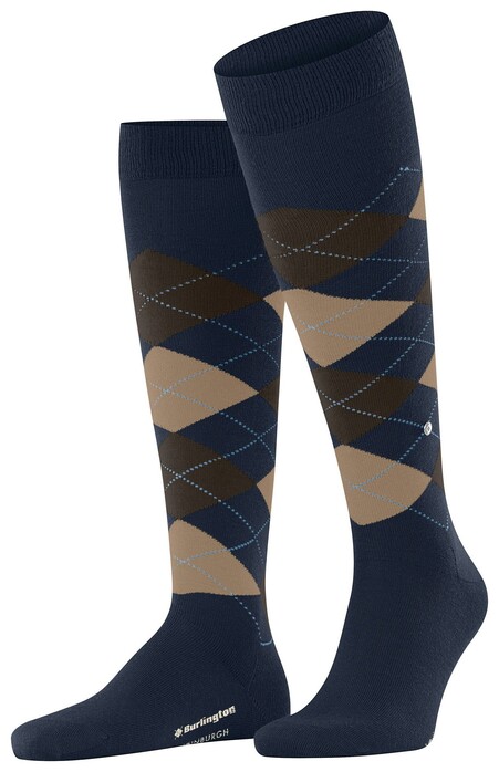 Burlington Edinburgh Socks Marine Melange