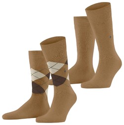 Burlington Everyday Mix 2Pack Socks Brown Sugar