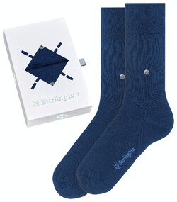 Burlington Gift Box 2-Pack Sokken Donker Blauw