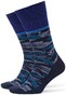 Burlington Glitter Camo Socks Marine