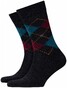 Burlington Illusion Tweed Socks Black-Anthracite