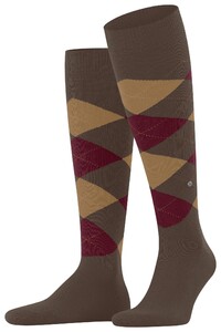 Burlington King Argyle Socks Autumn Melange