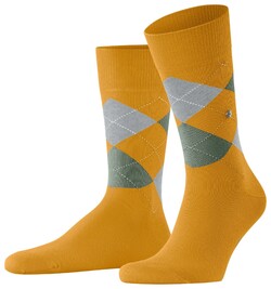 Burlington King Argyle Sokken Yolk Yellow