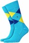 Burlington King Socks Sokken Turquoise Melange