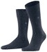 Burlington Leeds Socks Dark Blue Extra Melange