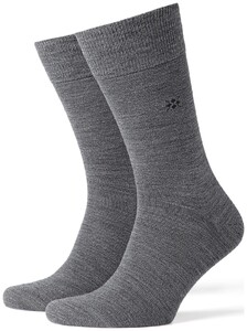 Burlington Leeds Socks Extra Dark Grey Melange