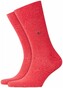 Burlington Lord Socks Coral Red Melange