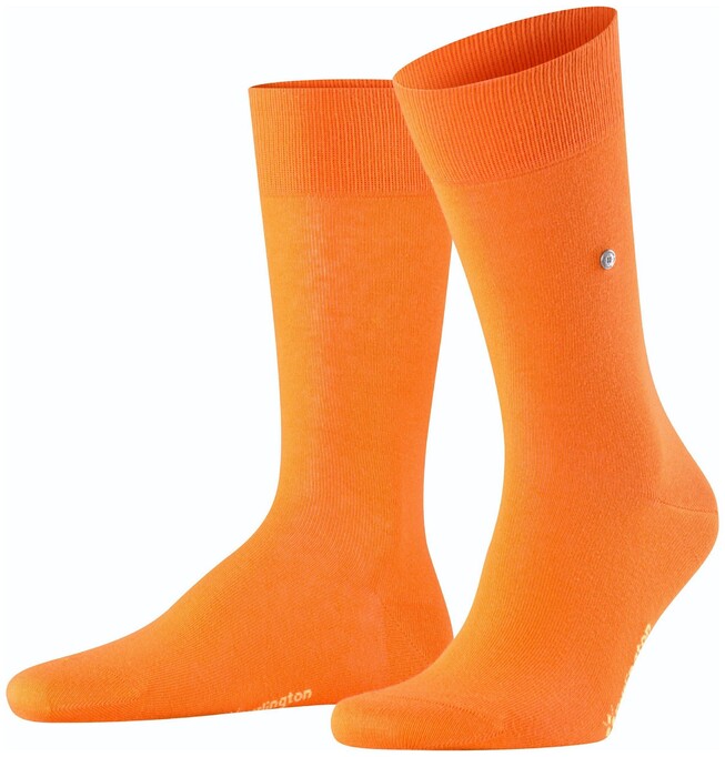 Burlington Lord Socks Sokken Flash Orange Melange