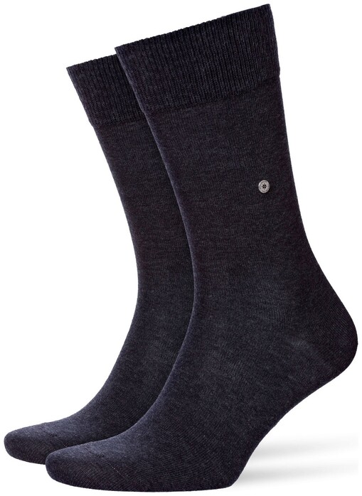Burlington Lord Socks Sokken Zwart-Antraciet