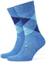 Burlington Manchester Socks Turquoise Melange