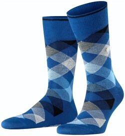 Burlington Newcastle Socks Deep Royal Blue Melange