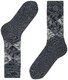 Burlington Preston Socks Grey Melange Black