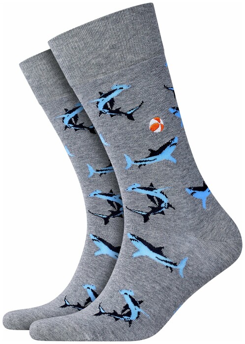 Burlington Sharky Socks Light Grey