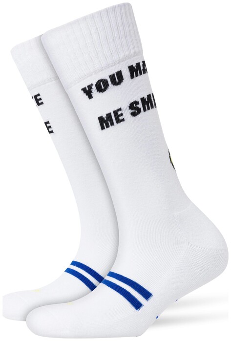 Burlington Smiley Skate Socks White