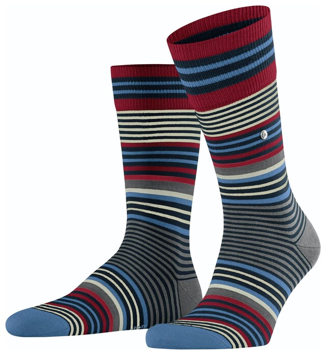 Burlington Striped Socks Marine
