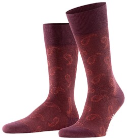 Burlington Subtle Paisley Pattern Sokken Barolo