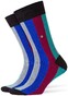 Burlington Vertical Stripe Socks Black