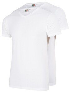 Cavallaro Napoli 2Pack T-Shirt V-Neck T-Shirt Wit