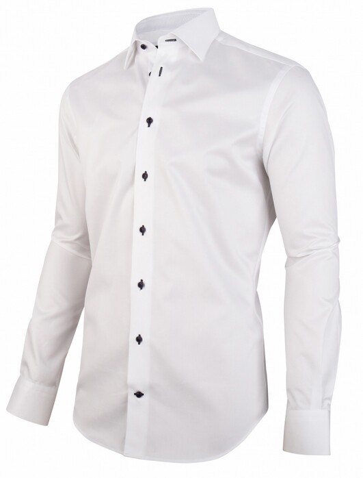 Cavallaro Napoli Albano Mouwlengte 7 Overhemd Wit