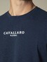 Cavallaro Napoli Albaretto Tee T-Shirt Dark Evening Blue