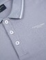 Cavallaro Napoli Andrio Subtle Stretch Cotton Poloshirt Greyblue