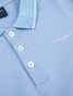 Cavallaro Napoli Andrio Subtle Stretch Cotton Poloshirt Mid Light Blue