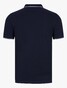 Cavallaro Napoli Andrio Uni Tipping Contrast Poloshirt Dark Evening Blue