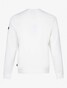 Cavallaro Napoli Assagio Round Neck Sweat Fine Color Gradient Logo Cotton Stretch Pullover Off White