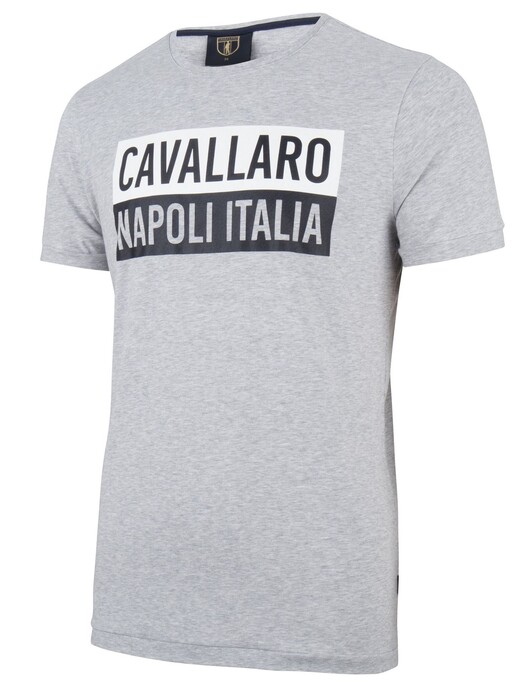 Cavallaro Napoli Augusto Tee T-Shirt Grijs