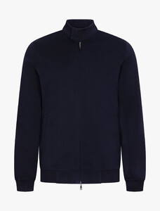 Cavallaro Napoli Baraka Full Zip Sweat Vest Donker Blauw