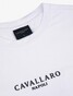 Cavallaro Napoli Bari Tee Cotton Stretch T-Shirt Wit